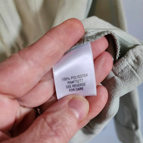 Sonoma Sea Foam Green Suede like Zippered Jacket - Picture 3 of 5